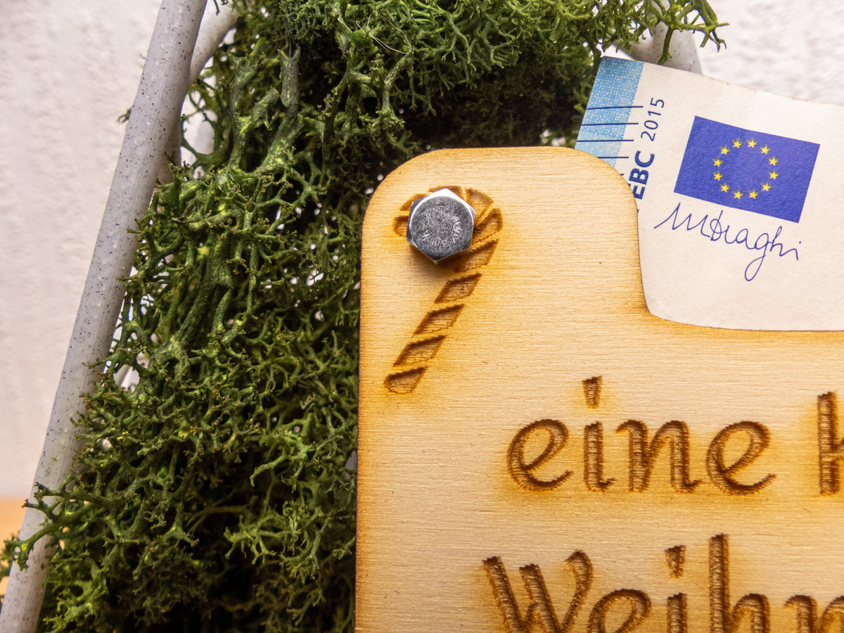 Personalisierte Geldkarte "vom Weihnachtsmann"