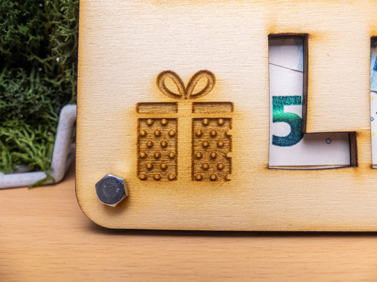 Personalisierte Geldkarte "vom Weihnachtsmann"
