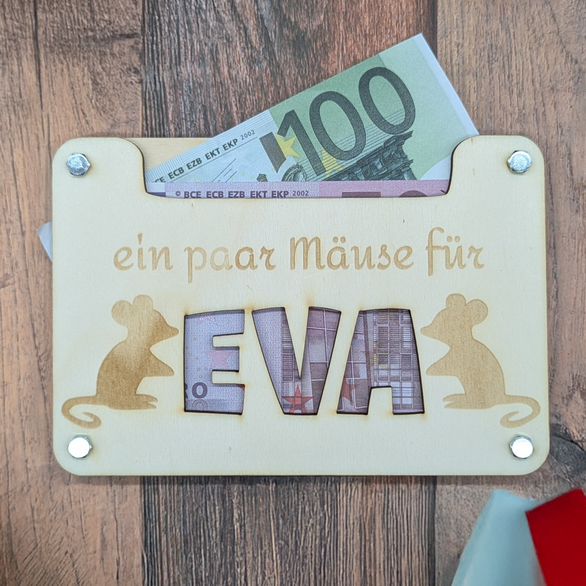 Personalisiertes Geldgeschenk "ein paar Mäuse für___"