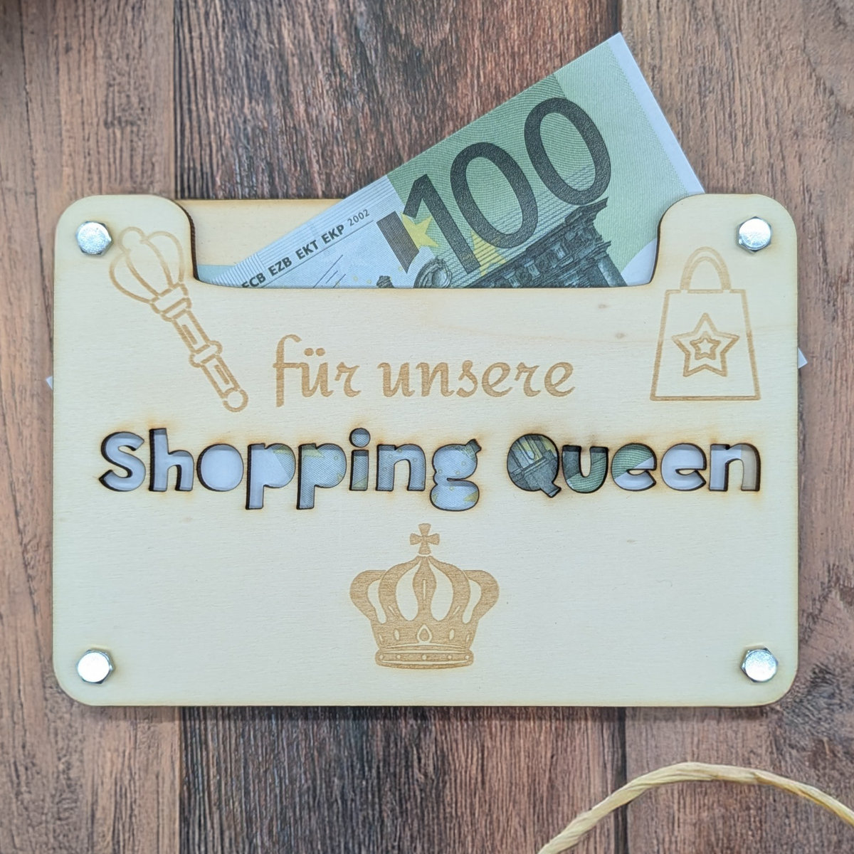 Geldgeschenk Shopping Queen